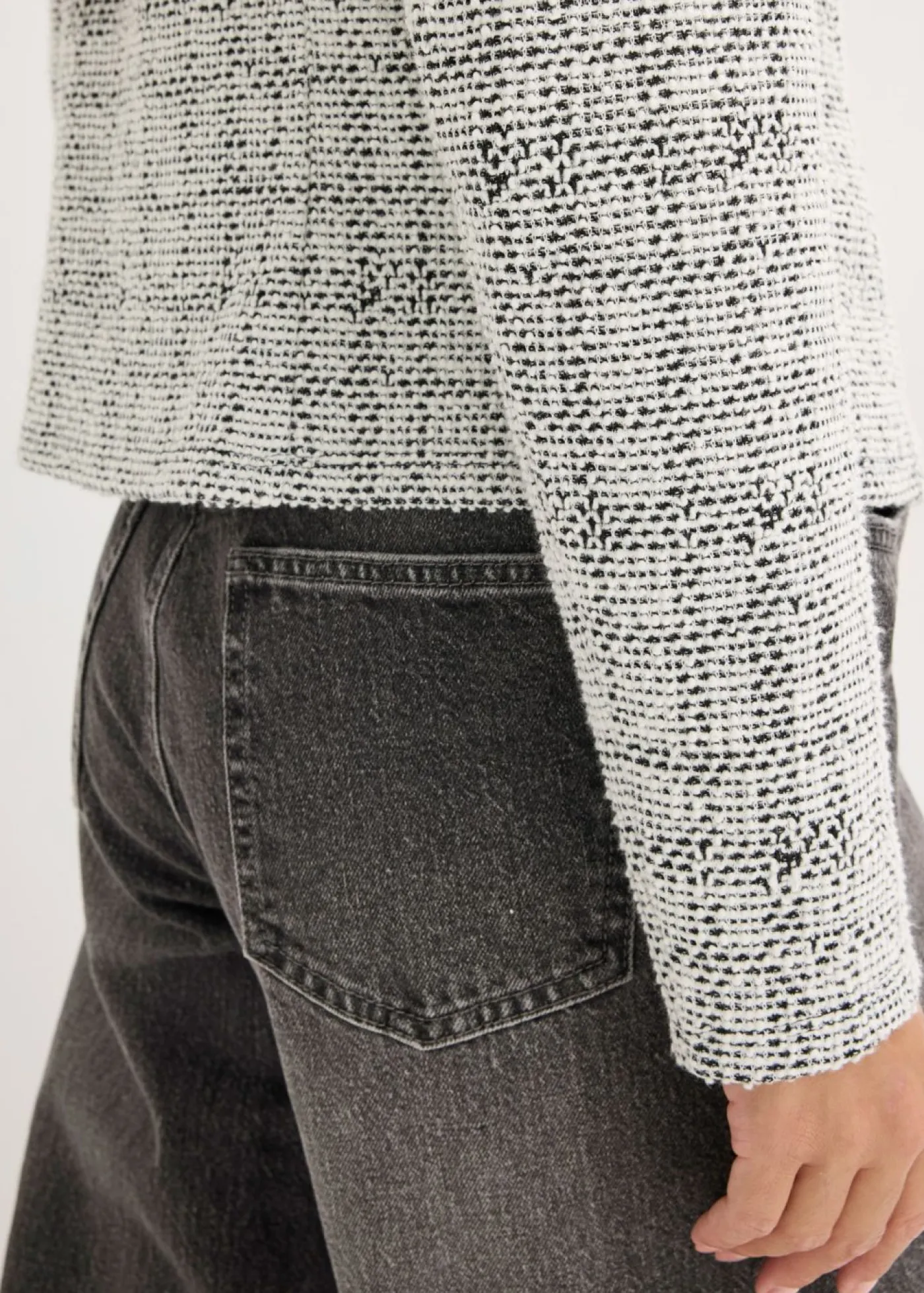 New Cárdigan de bouclé de algodón Mujer Jerséis|Ropa De Punto