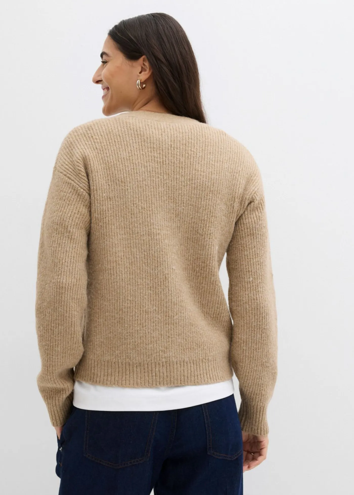 Best Cárdigan de canalé Mujer Jerséis|Ropa De Punto