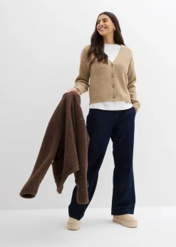 Best Cárdigan de canalé Mujer Jerséis|Ropa De Punto