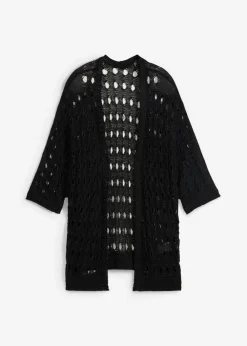 Online Cárdigan de punto ajour con hilo brillante Mujer Jerséis|Ropa De Punto