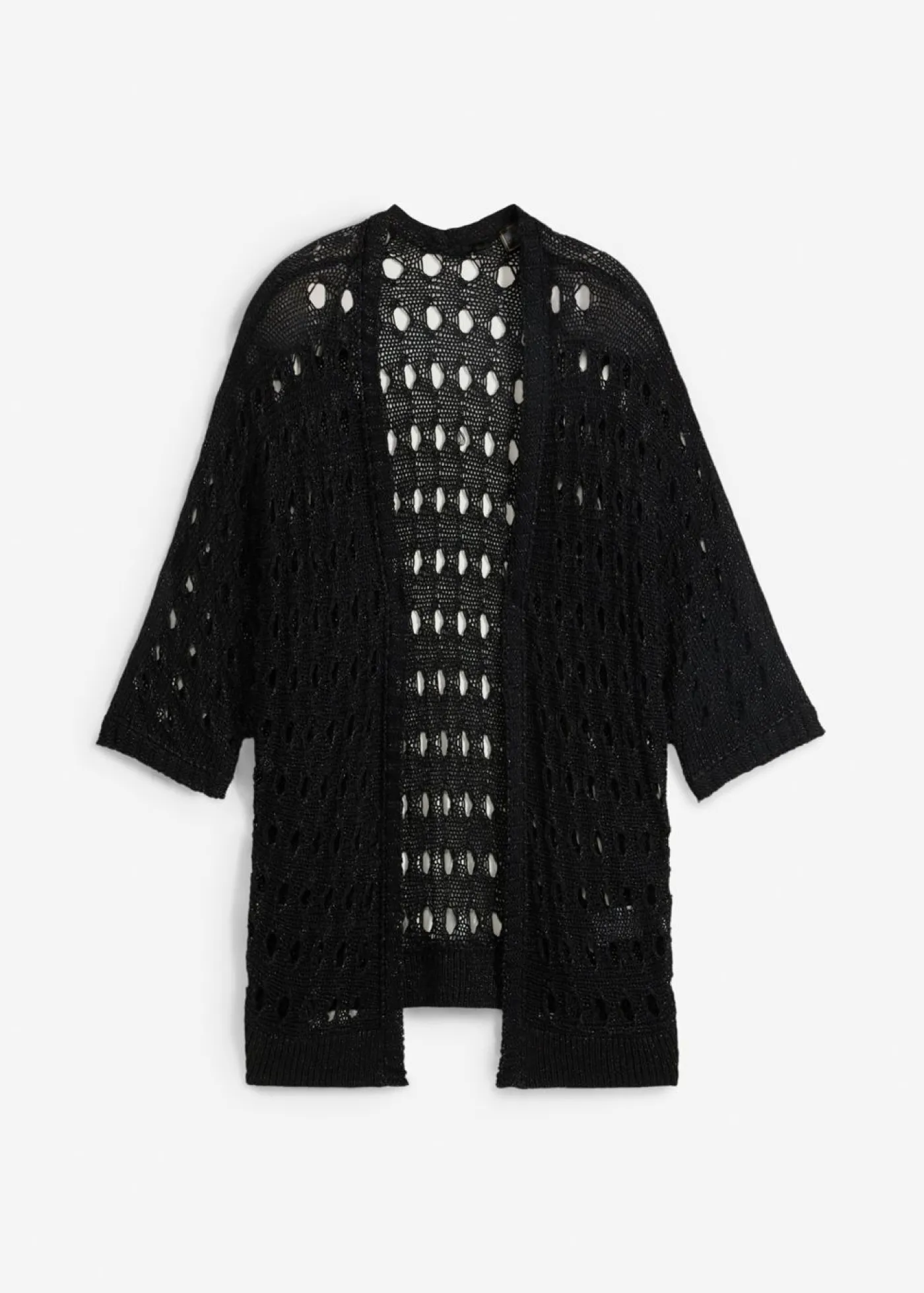 Online Cárdigan de punto ajour con hilo brillante Mujer Jerséis|Ropa De Punto
