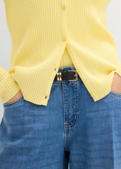 Online Cárdigan de punto fino con viscosa Mujer Jerséis|Novedades