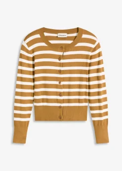 Best Cárdigan de punto fino con rayas Mujer Jerséis|Ropa De Punto