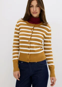 Best Cárdigan de punto fino con rayas Mujer Jerséis|Ropa De Punto