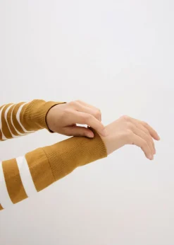 Best Cárdigan de punto fino con rayas Mujer Jerséis|Ropa De Punto