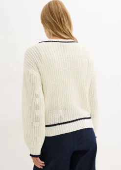 Discount Cárdigan de punto grueso de mezcla de algodón Mujer Jerséis|Ropa De Punto