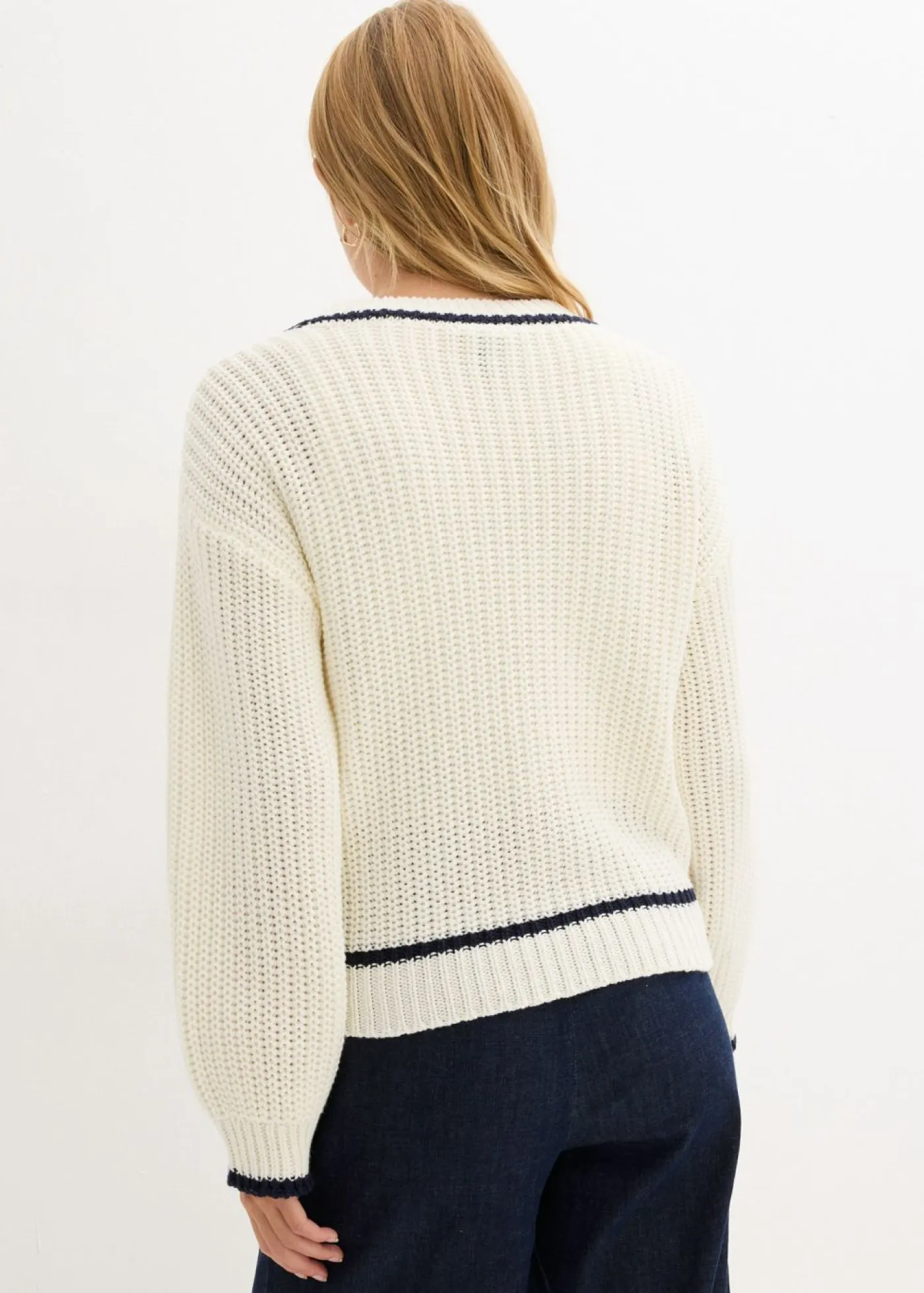 Discount Cárdigan de punto grueso de mezcla de algodón Mujer Jerséis|Ropa De Punto