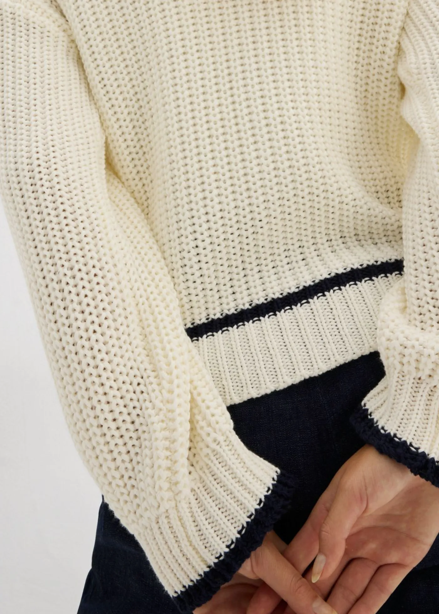 Discount Cárdigan de punto grueso de mezcla de algodón Mujer Jerséis|Ropa De Punto