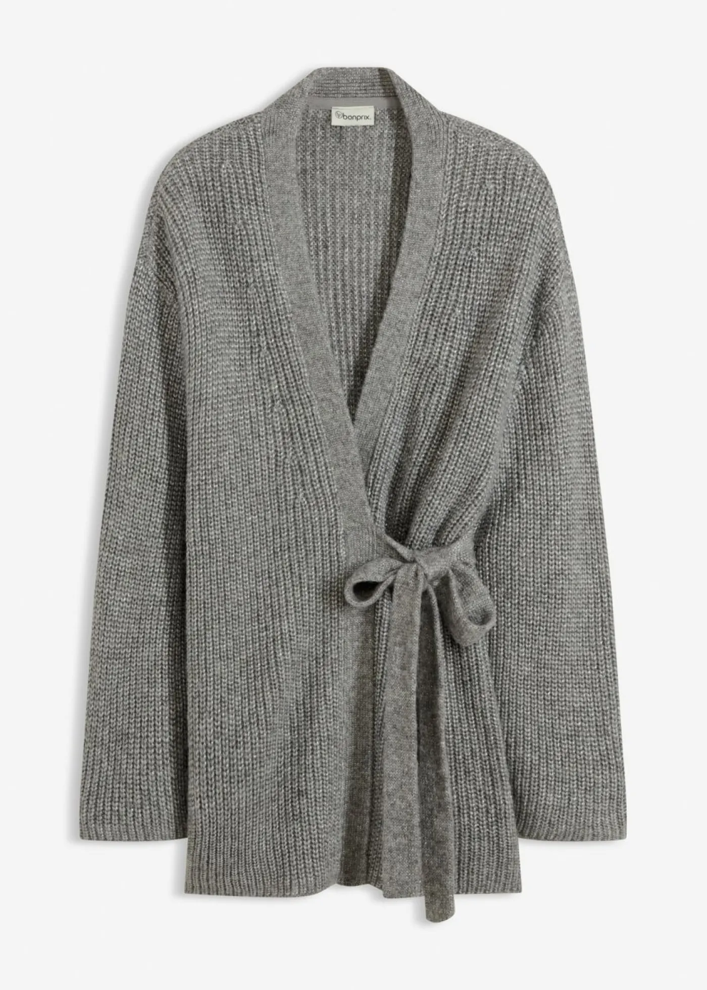 Discount Cárdigan holgado con diseño cruzado Mujer Esenciales|Jerséis