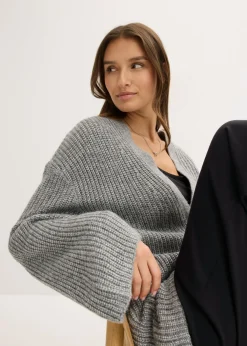 Discount Cárdigan holgado con diseño cruzado Mujer Esenciales|Jerséis