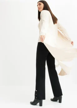 Best Cárdigan largo de punto con viscosa Mujer Jerséis|Ropa De Punto