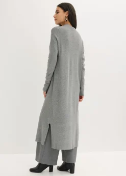 Cárdigan largo de punto con viscosa Mujer Jerséis|Ropa De Punto
