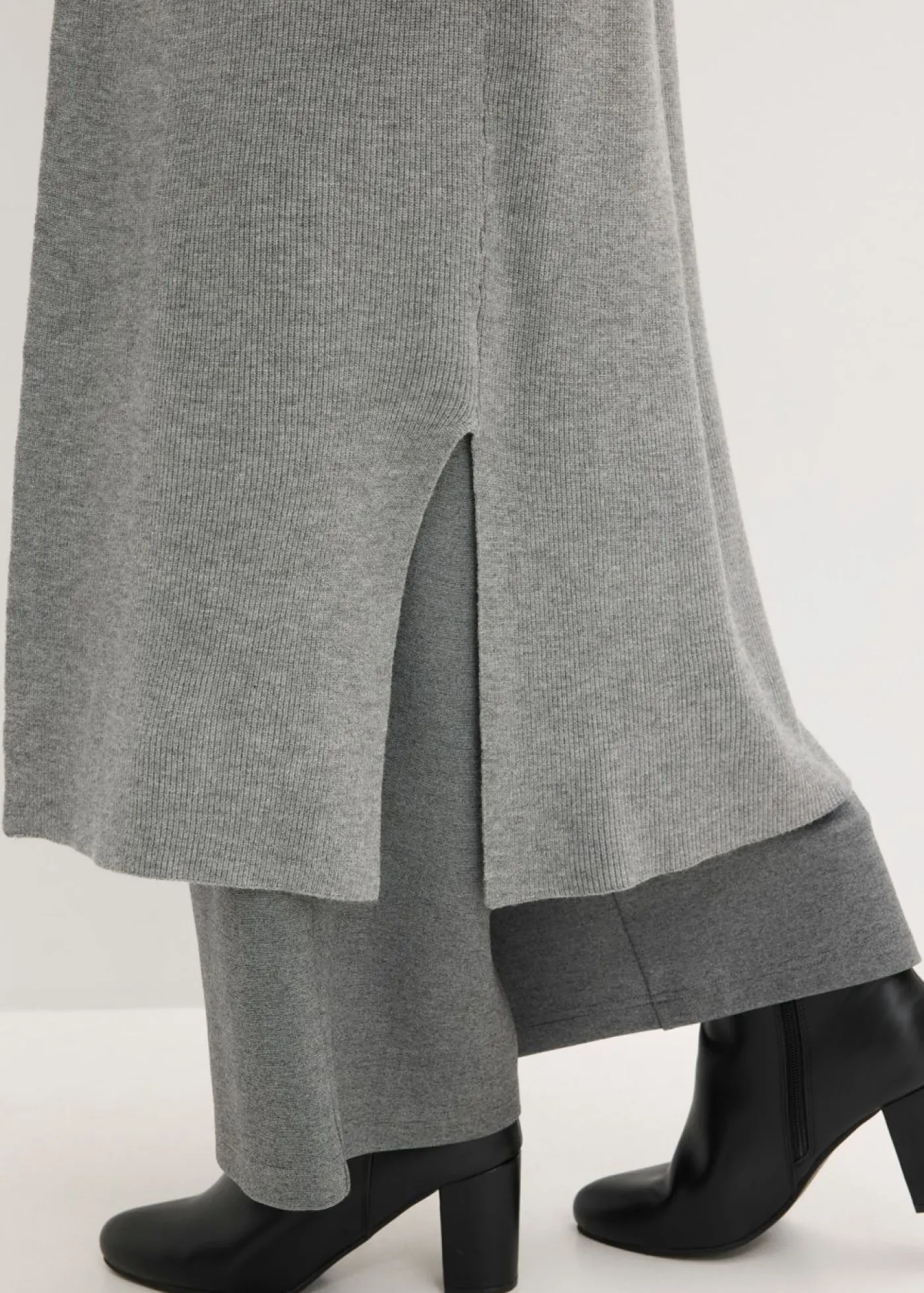 Cárdigan largo de punto con viscosa Mujer Jerséis|Ropa De Punto