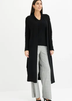 Clearance Cárdigan largo de punto con viscosa Mujer Jerséis|Ropa De Punto