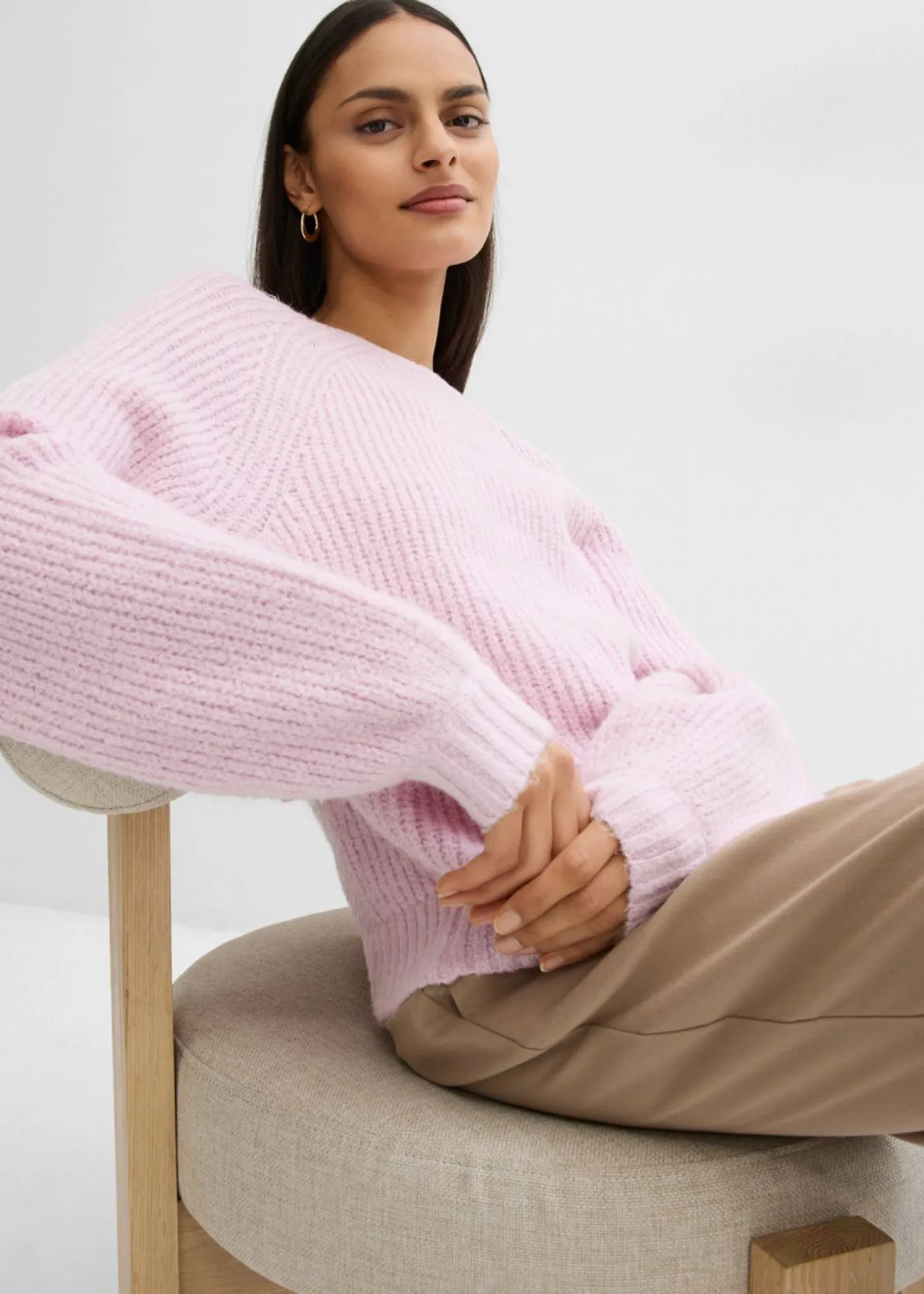 Online Cárdigan reversible con lazo Mujer Ropa De Punto|Jerséis