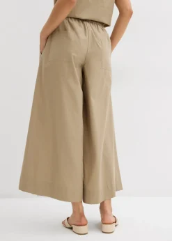 Hot Culotte ancho de algodón puro Mujer Conjuntos De Ropa|Esenciales