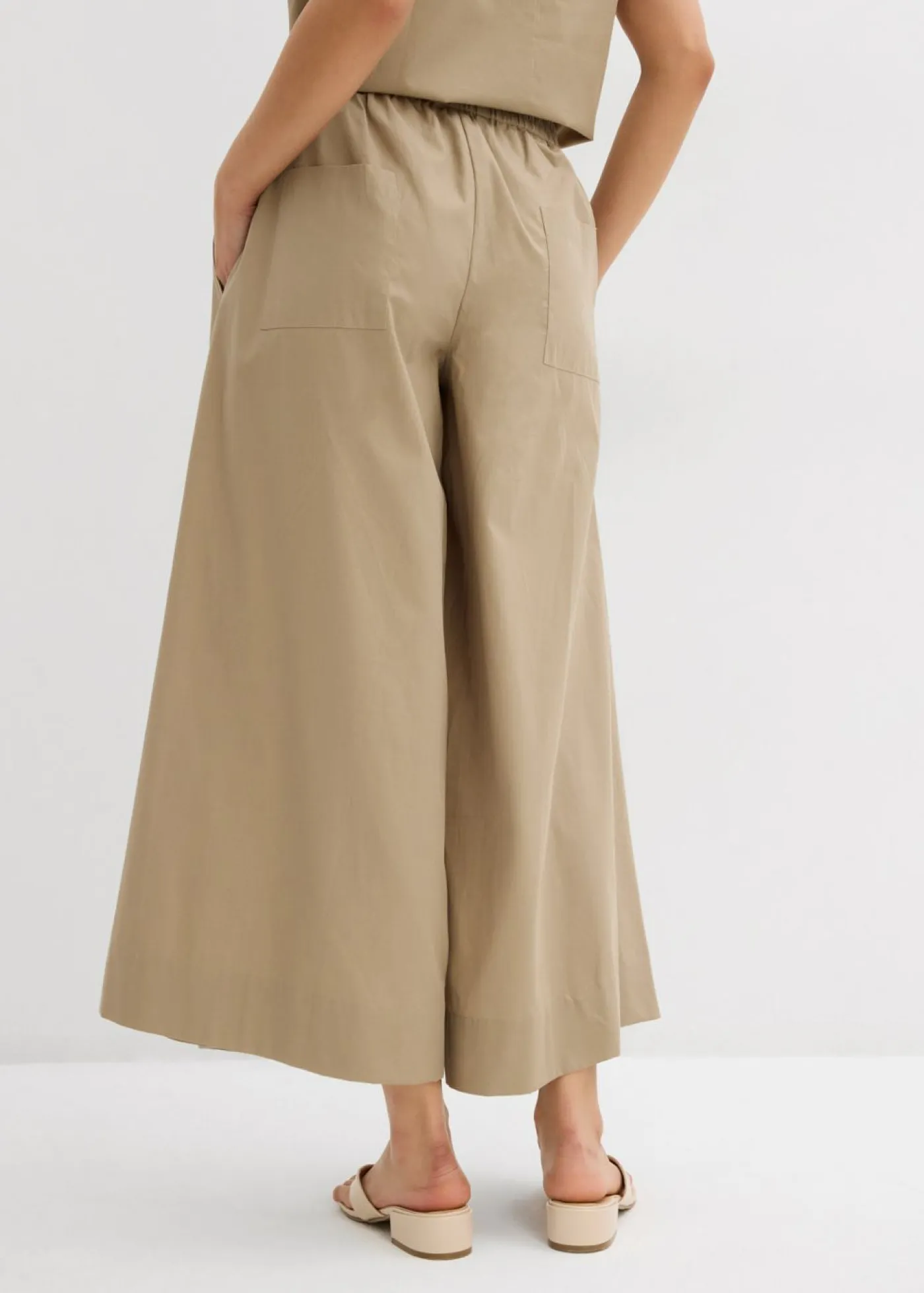 Hot Culotte ancho de algodón puro Mujer Conjuntos De Ropa|Esenciales