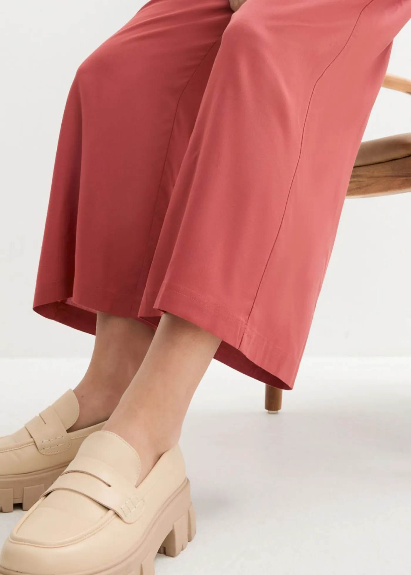 Clearance Culotte ancho de viscosa sostenible Mujer Pantalones
