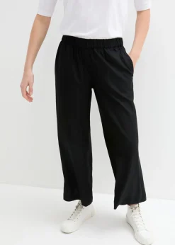Clearance Culotte ancho de viscosa sostenible Mujer Pantalones