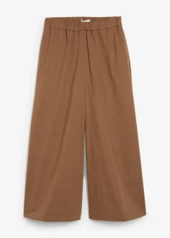 New Culotte con aspecto de lana Mujer Pantalones
