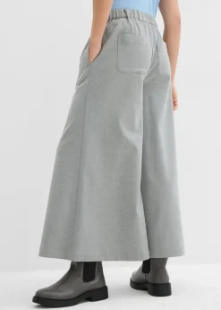 Best Culotte con aspecto de lana Mujer Pantalones