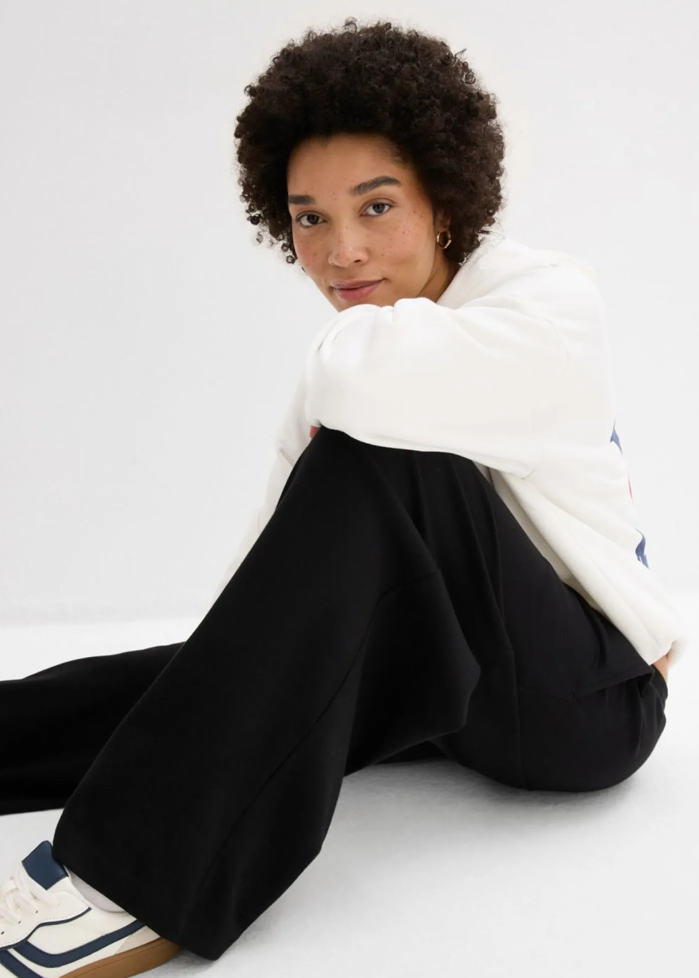 Outlet Culotte de algodón orgánico puro Mujer Básicos|Pantalones