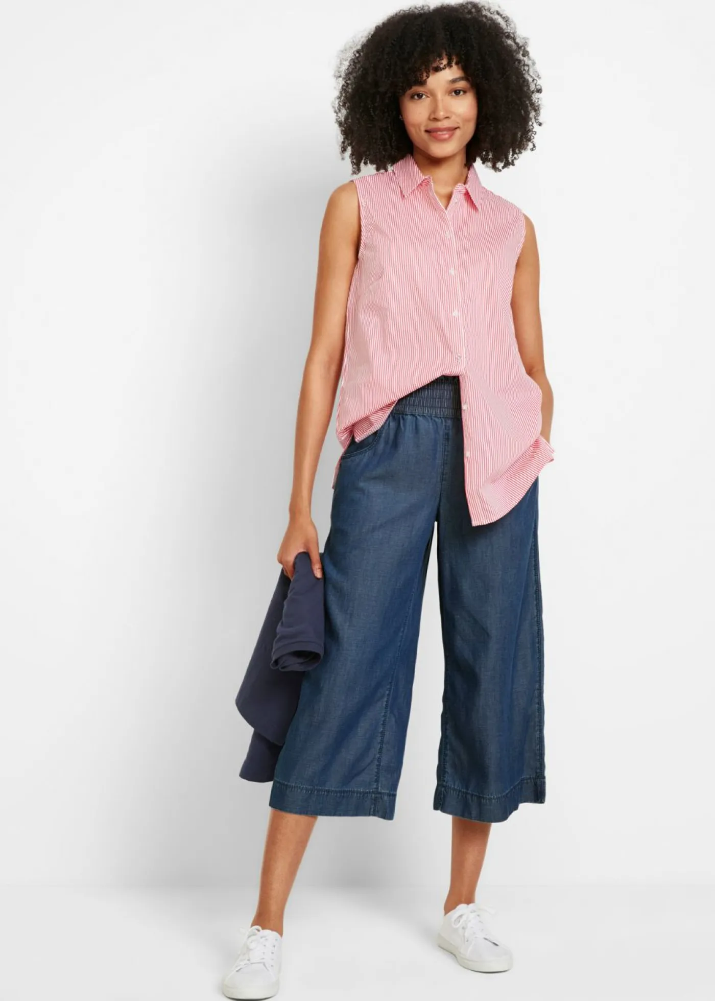 New Culotte de lyocell Mujer Pantalones