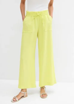 New Culotte de mezcla de lyocell fluido Mujer Pantalones