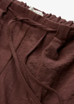 Best Culotte de mezcla de viscosa fluida Mujer Pantalones