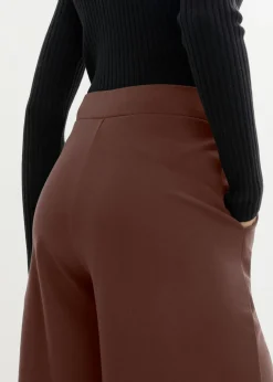 Best Culotte de mezcla de viscosa Mujer Pantalones|Novedades