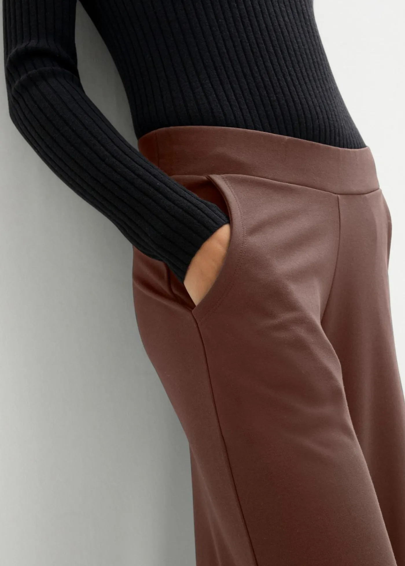 Best Culotte de mezcla de viscosa Mujer Pantalones|Novedades