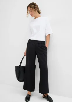 Discount Culotte de mezcla de viscosa suave Mujer Pantalones