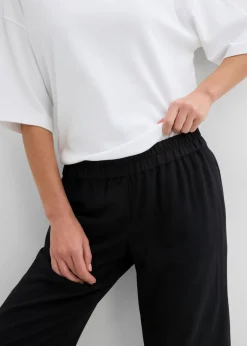 Discount Culotte de mezcla de viscosa suave Mujer Pantalones