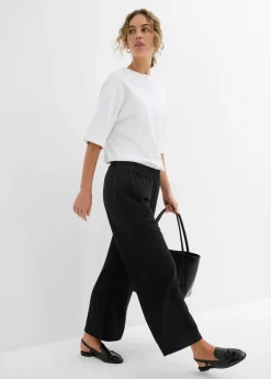 Discount Culotte de mezcla de viscosa suave Mujer Pantalones