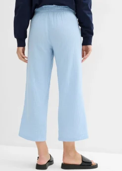 Discount Culotte de muselina de algodón Mujer Pantalones