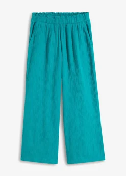Sale Culotte de muselina de algodón Mujer Pantalones