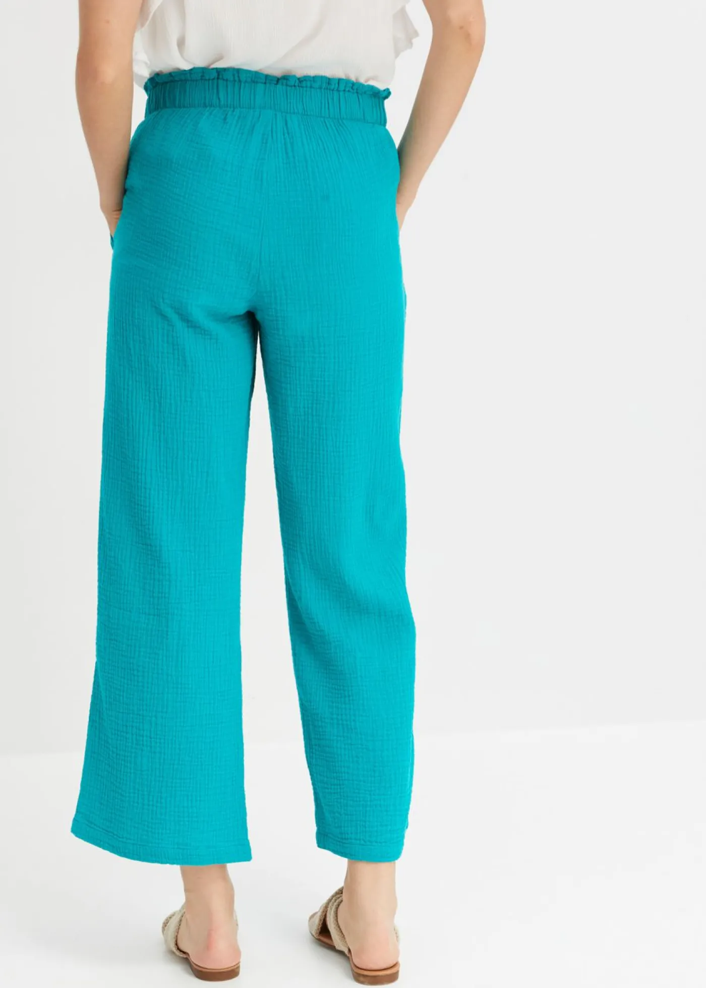 Sale Culotte de muselina de algodón Mujer Pantalones