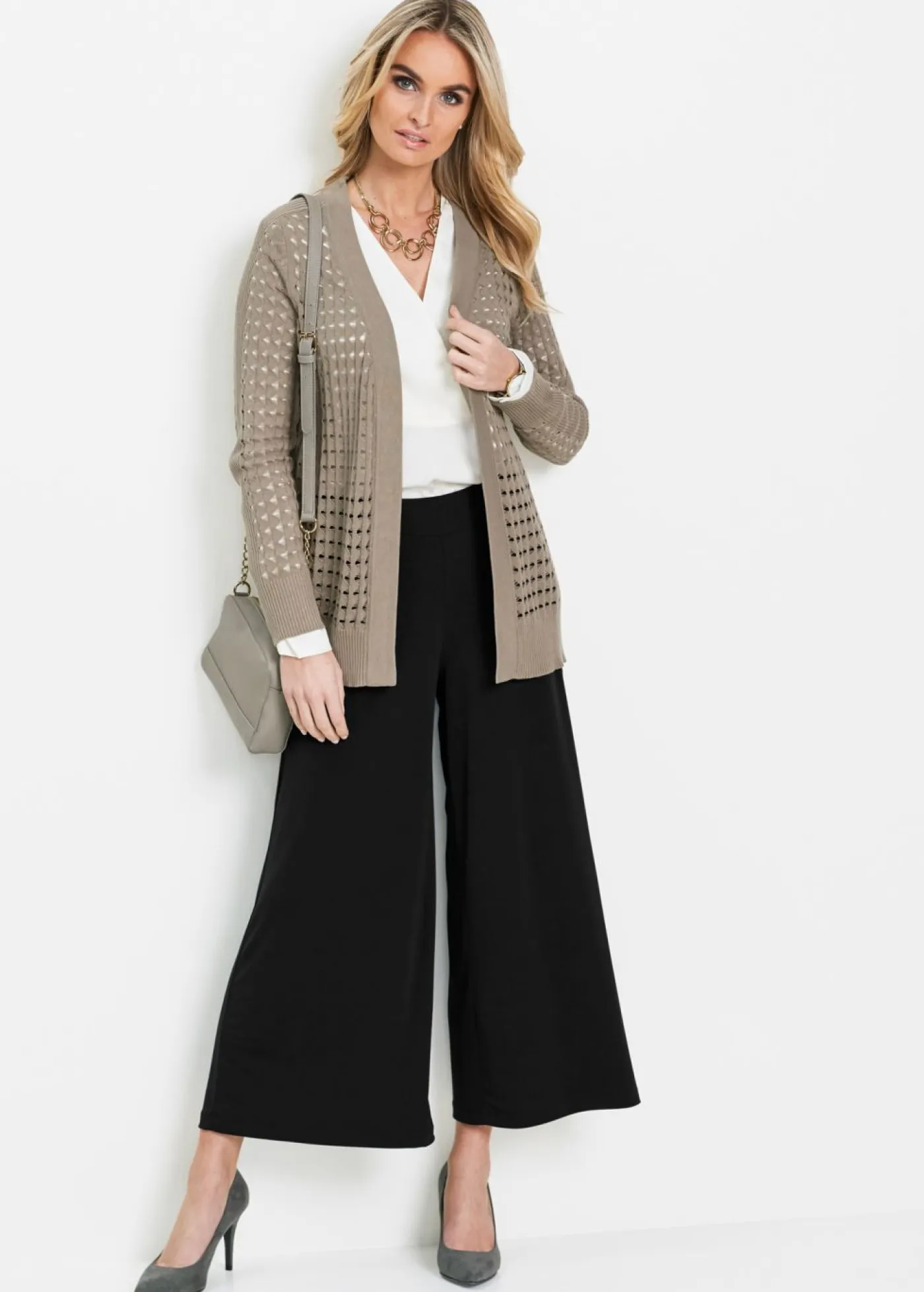 Clearance Culotte de punto Mujer Pantalones