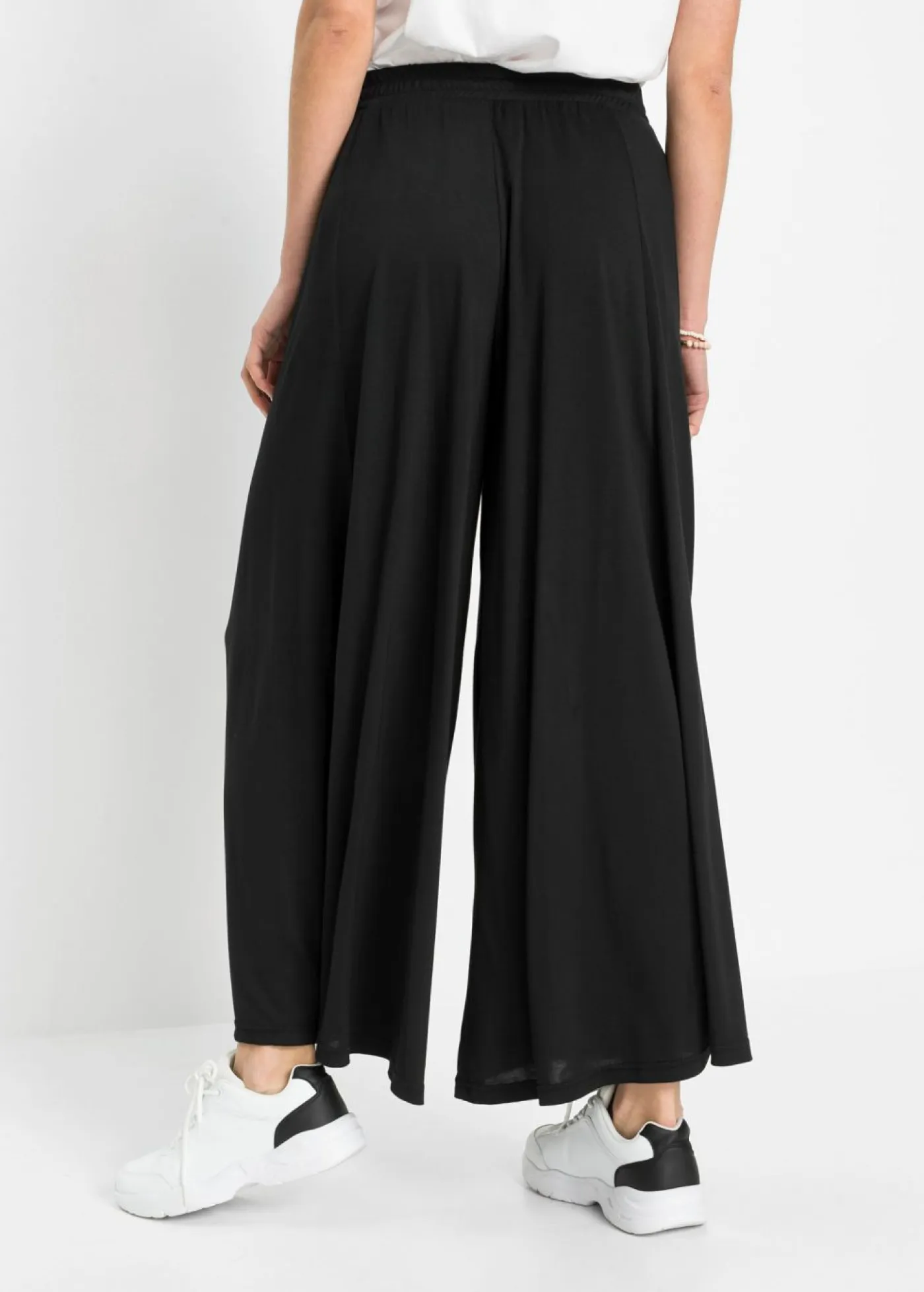Best Culotte de punto con pierna ancha Mujer Pantalones|Novedades