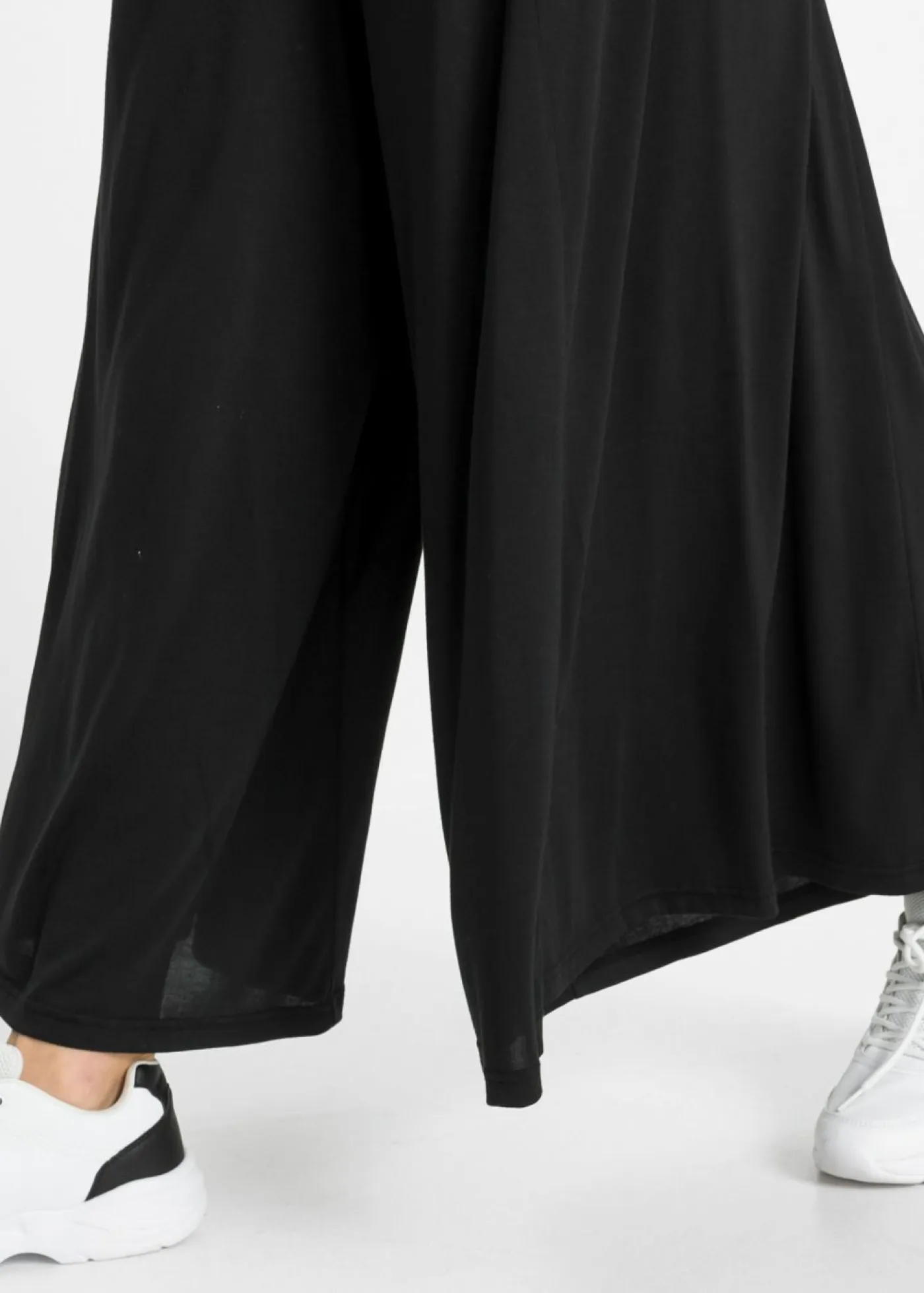 Best Culotte de punto con pierna ancha Mujer Pantalones|Novedades