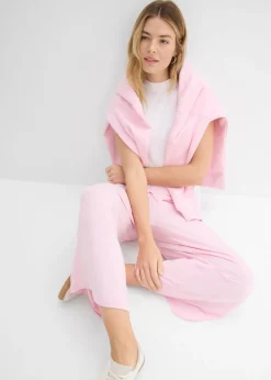 Clearance Culotte de viscosa fluida Mujer Básicos|Pantalones