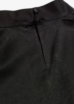 Outlet Elegante blusa de manga corta de satén brillante Mujer Camisas Y Blusas