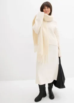 Falda corta de punto de mezcla de viscosa suave Mujer Faldas