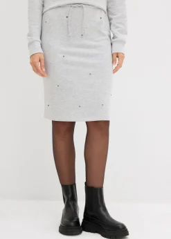 Discount Falda de chándal con tachuelas Mujer Faldas|Ropa Cómoda