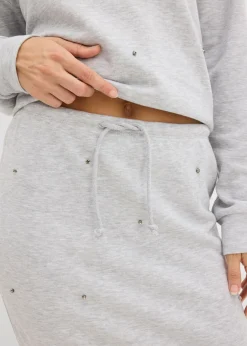 Discount Falda de chándal con tachuelas Mujer Faldas|Ropa Cómoda