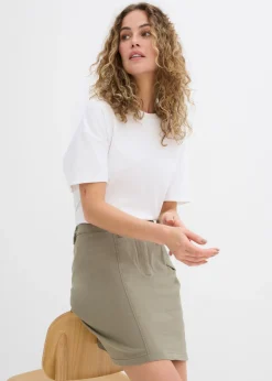 Hot Falda de estilo cargo Mujer Faldas