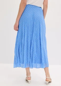 New Falda de gasa con look arrugado Mujer Faldas|Novedades