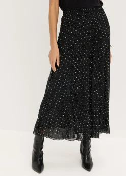 Best Falda de gasa con look arrugado Mujer Faldas|Novedades