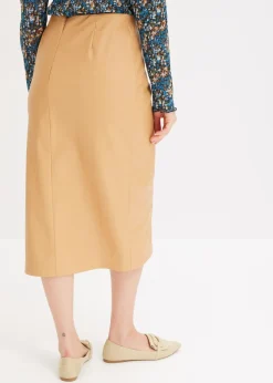 Discount Falda de imitación de cuero Mujer Faldas
