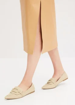 Discount Falda de imitación de cuero Mujer Faldas